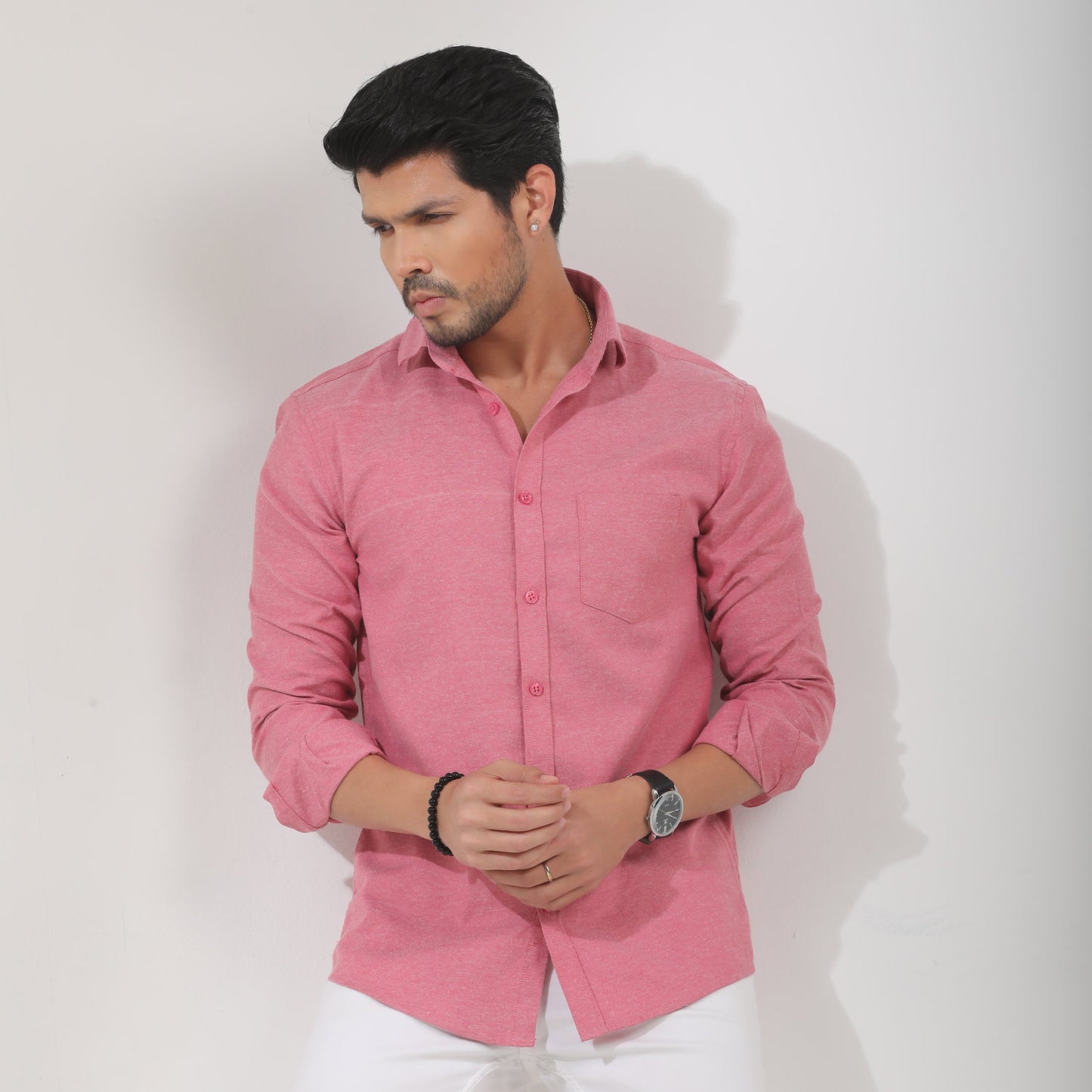 Summer Melon pink Full Sleeve Shirt