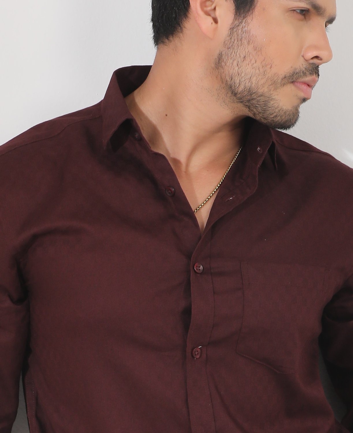 Cocoa Luxe Deep brown Full Sleeve Shirt