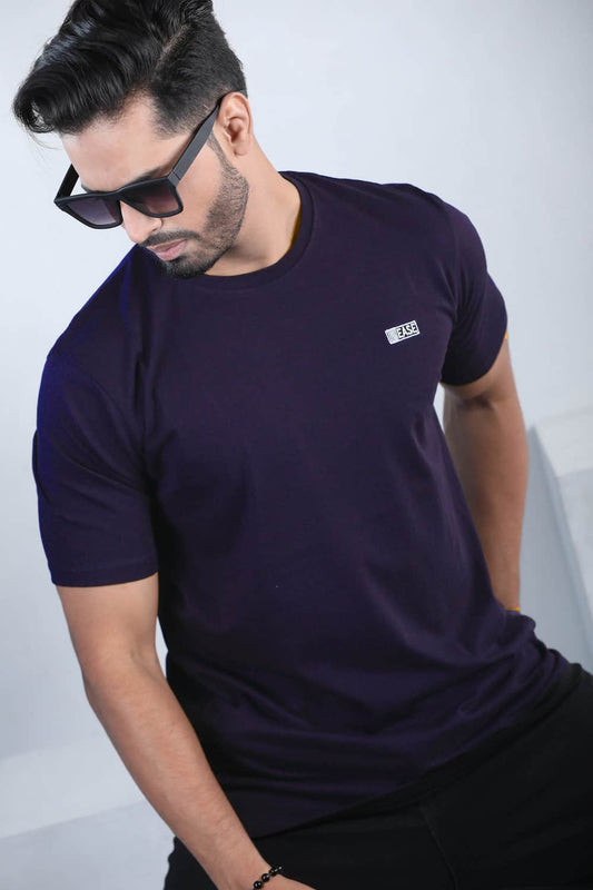 Navy Classic Solid Ease T-shirt